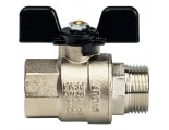 Кран шаровой полнопроходной STOUT ВР/НР, ручка бабочка 3/4