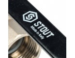 Кран шаровой STOUT полнопроходной, ВР/НР, ручка рычаг 3/4
