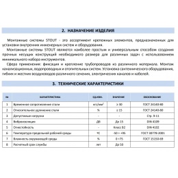 Шина сантехническая STOUT 50x3x1200мм