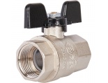 Кран шаровой STOUT полнопроходной, ВР/ВР, ручка бабочка 3/4