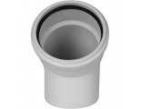 Отвод канализационный бесшумный STOUT D 110 х 45°