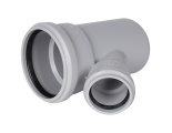 Тройник канализационный бесшумный STOUT D 110 x 58 / 45°