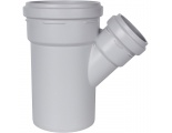 Тройник канализационный бесшумный STOUT D 110 x 58 / 45°