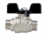 Кран шаровой STOUT полнопроходной, НР/НР, ручка бабочка 1/2