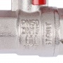 Кран шаровой полнопроходной STOUT с американкой , ВР/НР, ручка бабочка 1/2 (EPDM)