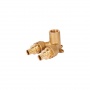 Проточный настенный угольник 16x1/2" SFA-0039-001612 STOUT для труб из сшитого полиэтилена
