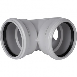 Тройник канализационный бесшумный STOUT D 110 x 110 / 87,5°