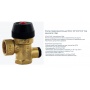 STOUT SVS-0020-003015 STOUT Клапан предохранительный для отопления с вых. под манометр 3 бар 1/2"x1/2х1/4" (488.130)