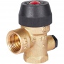 STOUT SVS-0020-003015 STOUT Клапан предохранительный для отопления с вых. под манометр 3 бар 1/2"x1/2х1/4" (488.130)