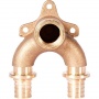 Проточный настенный угольник 20x1/2" SFA-0040-002012 STOUT бронзовый для труб из сшитого полиэтилена