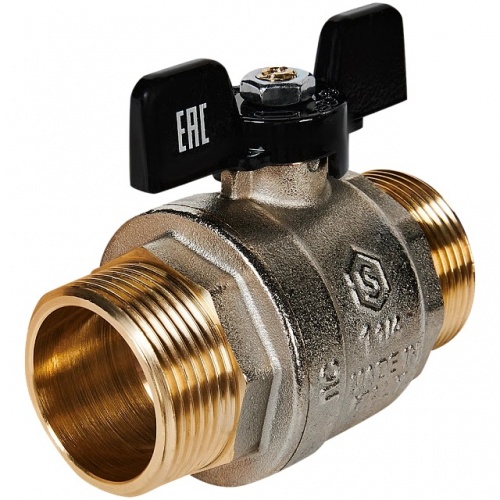 SVB-0006-200032 STOUT Кран шаровой полнопроходной, НР/НР, ручка бабочка 1 1/4" купить в интернет магазине Санрай73