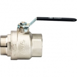 Кран шаровой STOUT полнопроходной, ВР/НР, ручка рычаг 2