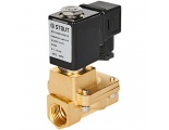 STOUT Клапан соленоидный (электромагнитный), непрямого (пилотного) действия, НЗ, 220В, G1/2, EPDM