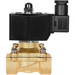 STOUT Клапан соленоидный (электромагнитный), прямого действия, НЗ, 24В, G3/4, EPDM