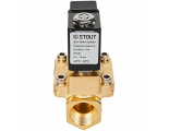 Клапан электромагнитный Ду20 STOUT непрямого действия, НЗ, 12м3/ч, AC 220В
