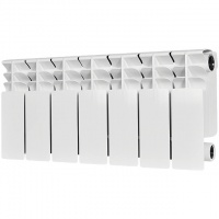Радиатор биметаллический STOUT TITAN 200 7 секций боковое подключение (белый RAL 9016)