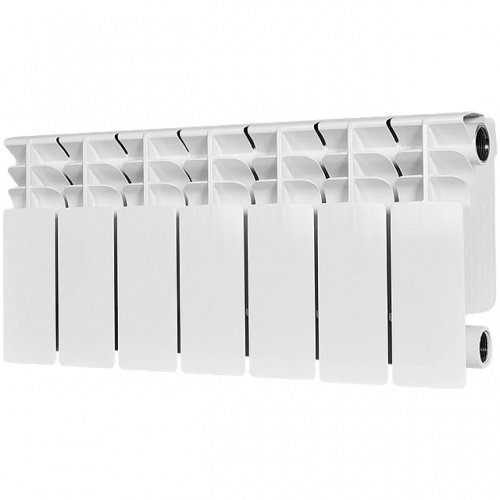 Радиатор биметаллический STOUT TITAN 200 7 секций боковое подключение (белый RAL 9016) купить в интернет магазине Санрай73