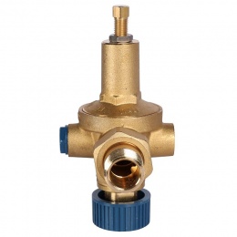 STOUT Автоматический подпиточный клапан 1/2 НР/НР с выходом под манометр 0524.115