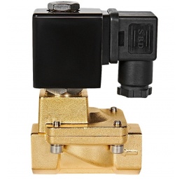 STOUT Клапан соленоидный (электромагнитный), непрямого (пилотного) действия, НЗ, 24В, G1/2, EPDM