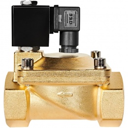 STOUT Клапан соленоидный (электромагнитный), непрямого (пилотного) действия, НЗ, 24В, G1 1/2, EPDM