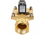 STOUT Клапан соленоидный (электромагнитный), непрямого (пилотного) действия, НЗ, 24В, G2, EPDM