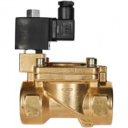 STOUT Клапан соленоидный (электромагнитный), непрямого (пилотного) действия, НО, 220В, G1 1/4, EPDM