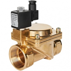 STOUT Клапан соленоидный (электромагнитный), непрямого (пилотного) действия, НО, 220В, G2, EPDM