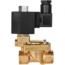 STOUT Клапан соленоидный (электромагнитный), непрямого (пилотного) действия, НО, 24В, G1/2, EPDM