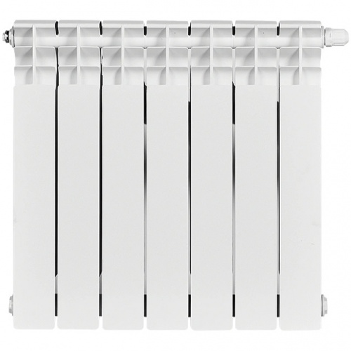 Радиатор биметаллический STOUT TITAN VENTIL 500 7 секций нижнее правое подключение купить в интернет магазине Санрай73