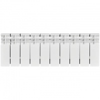 Радиатор биметаллический STOUT TITAN 200 6 секций боковое подключение (белый RAL 9016)