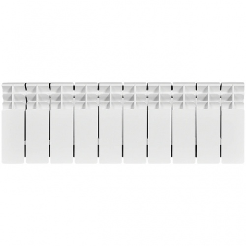 Радиатор биметаллический STOUT TITAN 200 6 секций боковое подключение (белый RAL 9016) купить в интернет магазине Санрай73