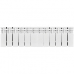 Радиатор биметаллический STOUT TITAN 200 12 секций боковое подключение (белый RAL 9016)