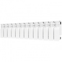 Радиатор биметаллический STOUT TITAN 200 13 секций боковое подключение (белый RAL 9016)