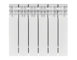 Радиатор биметаллический STOUT TITAN 350 6 секций боковое подключение (белый RAL 9016)