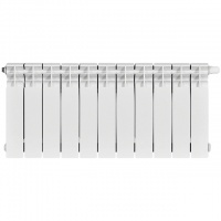 Радиатор биметаллический STOUT TITAN VENTIL 350 11 секций нижнее правое подключение