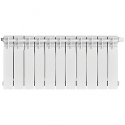 Радиатор биметаллический STOUT TITAN VENTIL 350 11 секций нижнее правое подключение