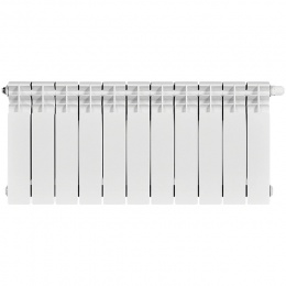 Радиатор биметаллический STOUT TITAN VENTIL 350 9 секций нижнее правое подключение