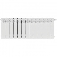 Радиатор биметаллический STOUT TITAN VENTIL 350 13 секций нижнее правое подключение