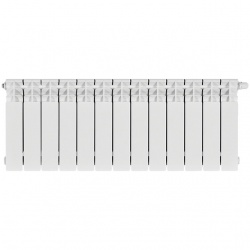 Радиатор биметаллический STOUT TITAN VENTIL 350 13 секций нижнее правое подключение