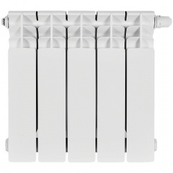 Радиатор биметаллический STOUT TITAN VENTIL 350 5 секций нижнее правое подключение