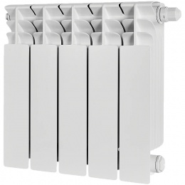 Радиатор биметаллический STOUT TITAN VENTIL 350 5 секций нижнее правое подключение