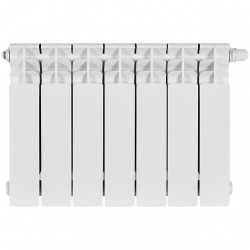 Радиатор биметаллический STOUT TITAN VENTIL 350 7 секций нижнее правое подключение