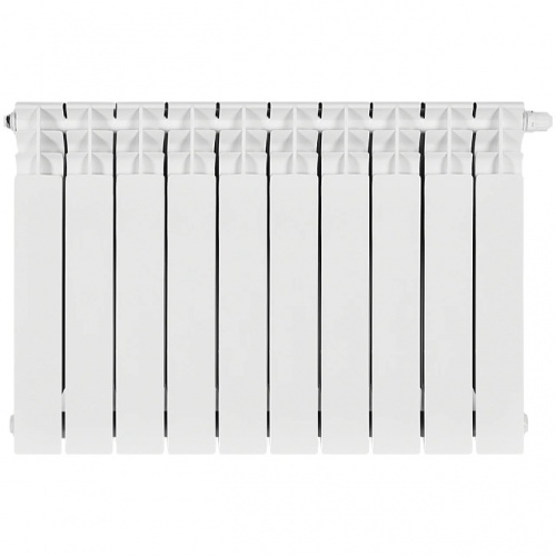 Радиатор биметаллический STOUT TITAN VENTIL 500 10 секций нижнее правое подключение купить в интернет магазине Санрай73