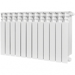 Радиатор биметаллический STOUT TITAN VENTIL 500 12 секций нижнее правое подключение