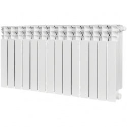 Радиатор биметаллический STOUT TITAN VENTIL 500 14 секций нижнее правое подключение