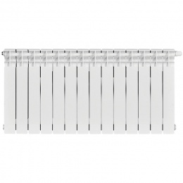 Радиатор биметаллический STOUT TITAN VENTIL 500 14 секций нижнее правое подключение