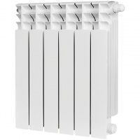 Радиатор биметаллический STOUT TITAN VENTIL 500 6 секций нижнее правое подключение