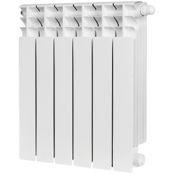 Радиатор биметаллический STOUT TITAN VENTIL 500 6 секций нижнее правое подключение