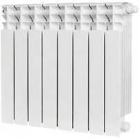 Радиатор биметаллический STOUT TITAN VENTIL 500 8 секций нижнее правое подключение