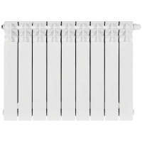 Радиатор биметаллический STOUT TITAN VENTIL 500 9 секций нижнее правое подключение